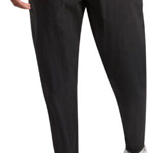 Men's Black Lightweight Stretch Work and Golf Pants with UPF 30 for All-Day Comf